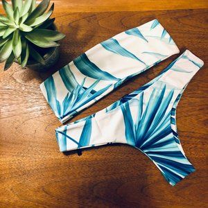 Tropical Cheeky Bathing Suit Bottoms